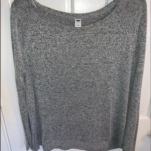 Gray Marled Top